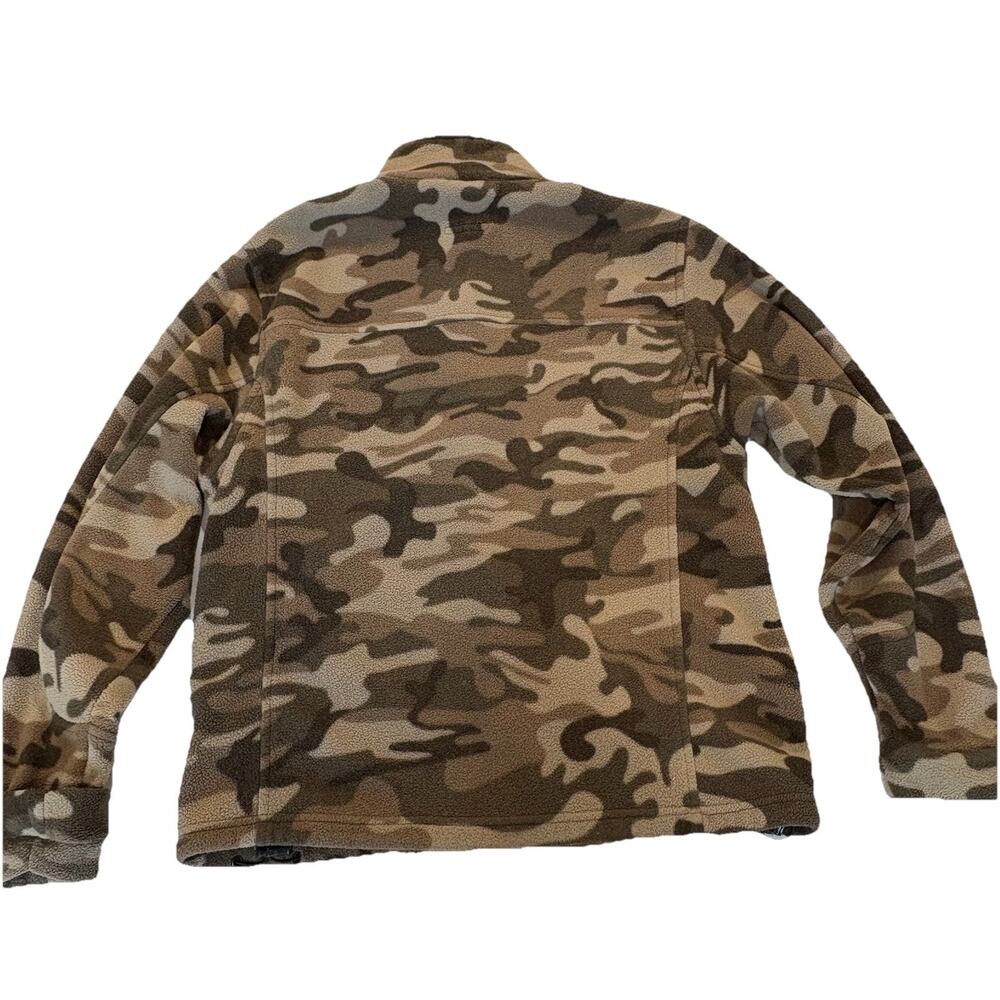 RedHead Men's Camouflage Fleece Jacket M Full Zip Zippered Pockets - Picture 6 of 12